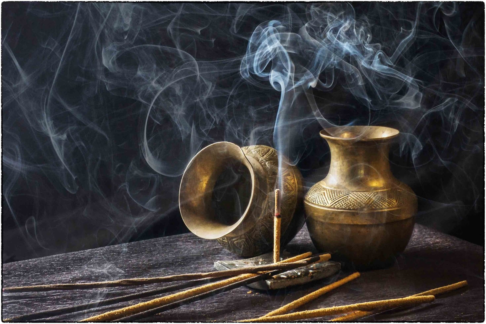 Smoke Still Life Incense Painting Indian Stick 1376924 Pxhere.com Min